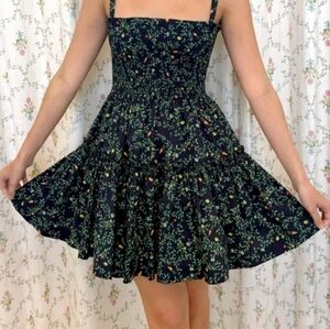 NWT Hill House Mini Seraphina Dress Midnight Garden M